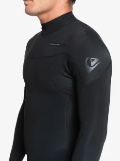 Quiksilver 4/3 Everyday Sessions Back Zip Wetsuit Black Fashion