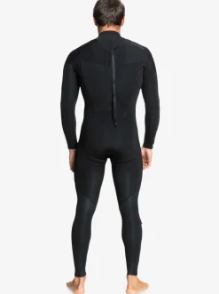 Quiksilver 4/3 Everyday Sessions Back Zip Wetsuit Black Fashion