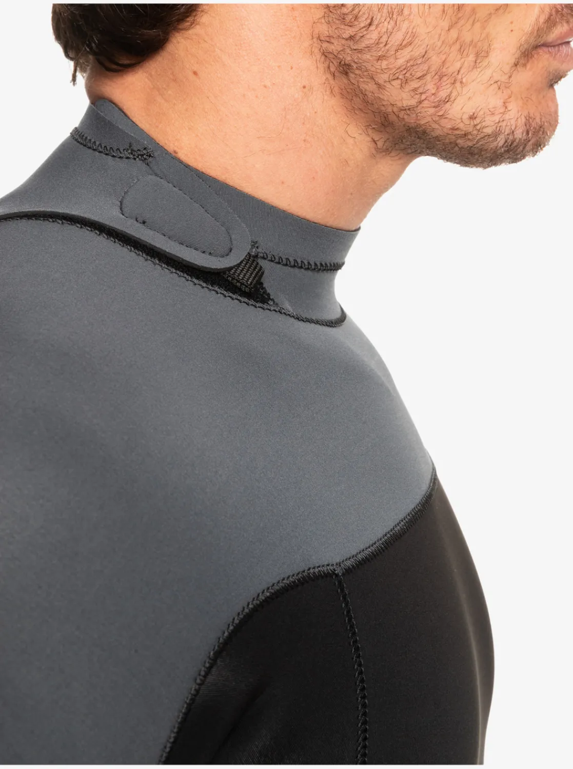 Quiksilver 3/2 Everyday Sessions Back-Zip Wetsuit Black/Gun Metal Cheap