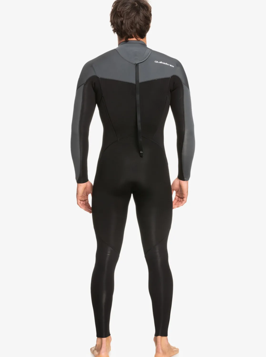 Quiksilver 3/2 Everyday Sessions Back-Zip Wetsuit Black/Gun Metal Cheap