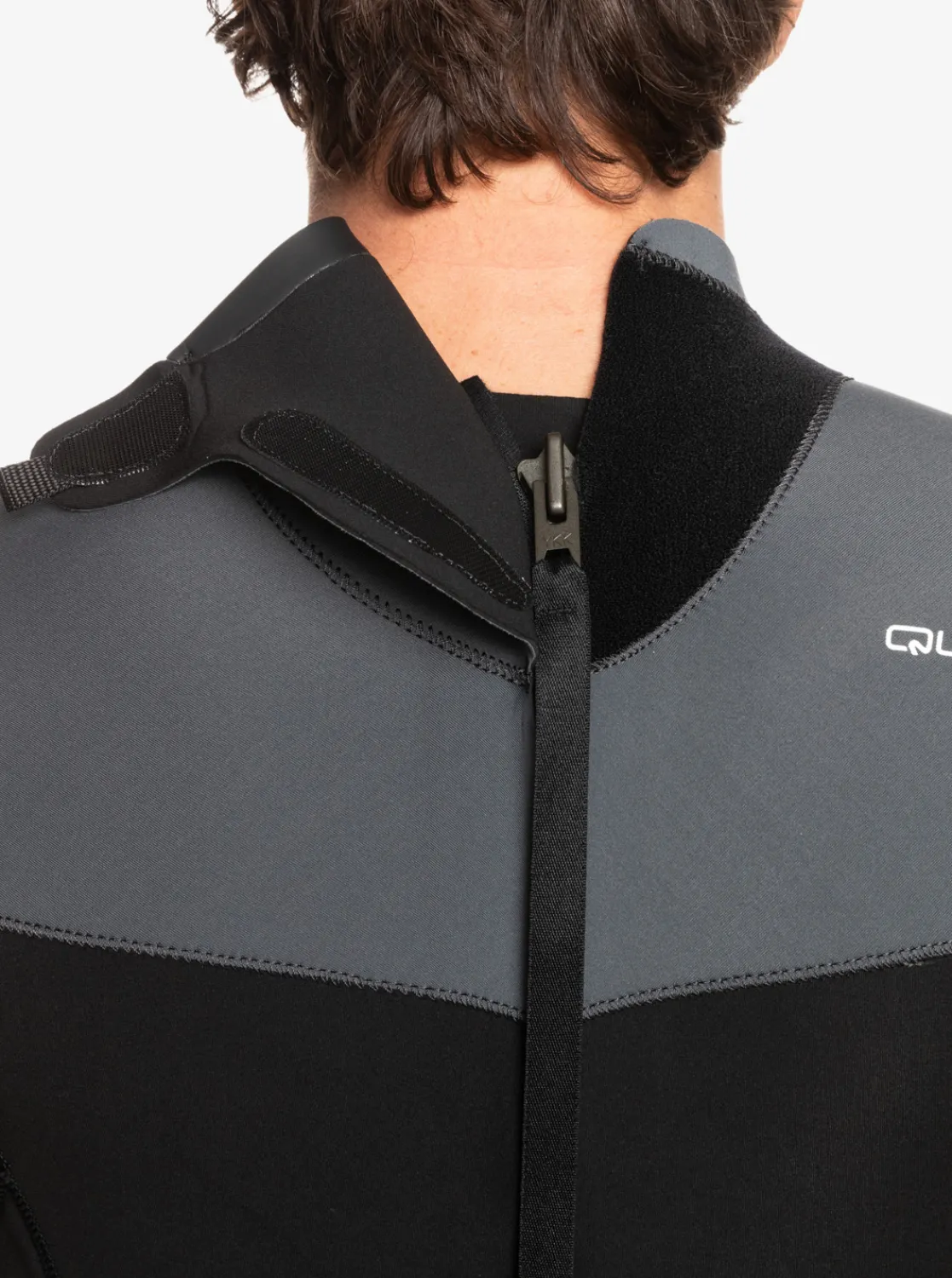 Quiksilver 3/2 Everyday Sessions Back-Zip Wetsuit Black/Gun Metal Cheap