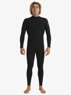 Quiksilver 3/2 Everyday Sessions Back-Zip Wetsuit Black Hot