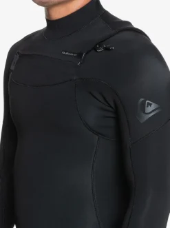 Quiksilver 4/3 Everyday Sessions Chest Zip Wetsuit Black Best