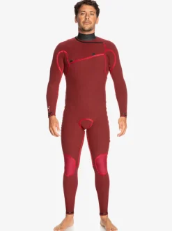 Quiksilver 4/3 Highline Chest Zip Wetsuit Black Cheap