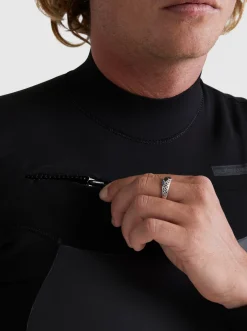Quiksilver 3/2 Marathon Sessions Chest-Zip Wetsuit Black Sale