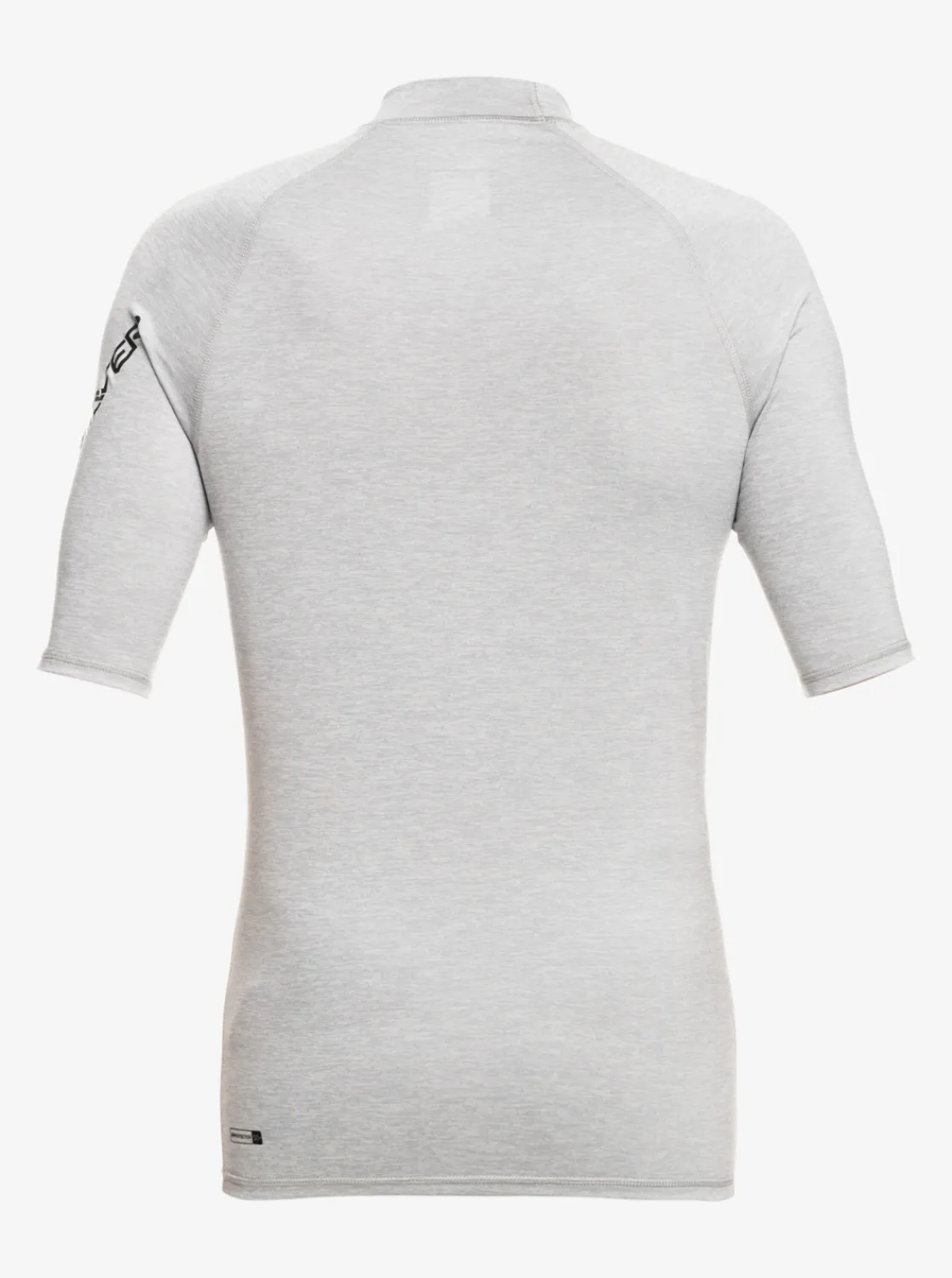 Quiksilver All Time Short Sleeve Upf 50 Rashguard Sleet Heather Clearance
