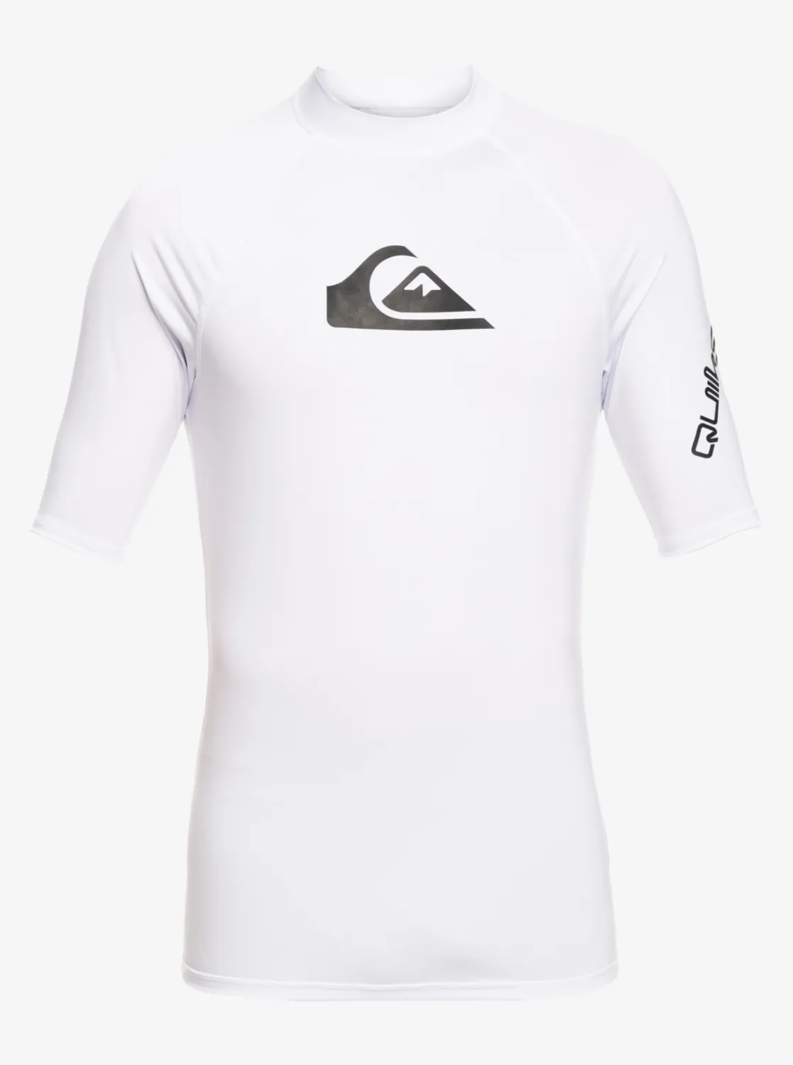 Quiksilver All Time Short Sleeve Upf 50 Rashguard White Clearance