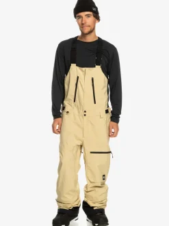 Quiksilver Altostratus Street Shell 2L Gore-Tex® Snow Bib Pants Pale Khaki Best Sale