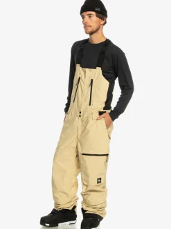 Quiksilver Altostratus Street Shell 2L Gore-Tex® Snow Bib Pants Pale Khaki Best Sale