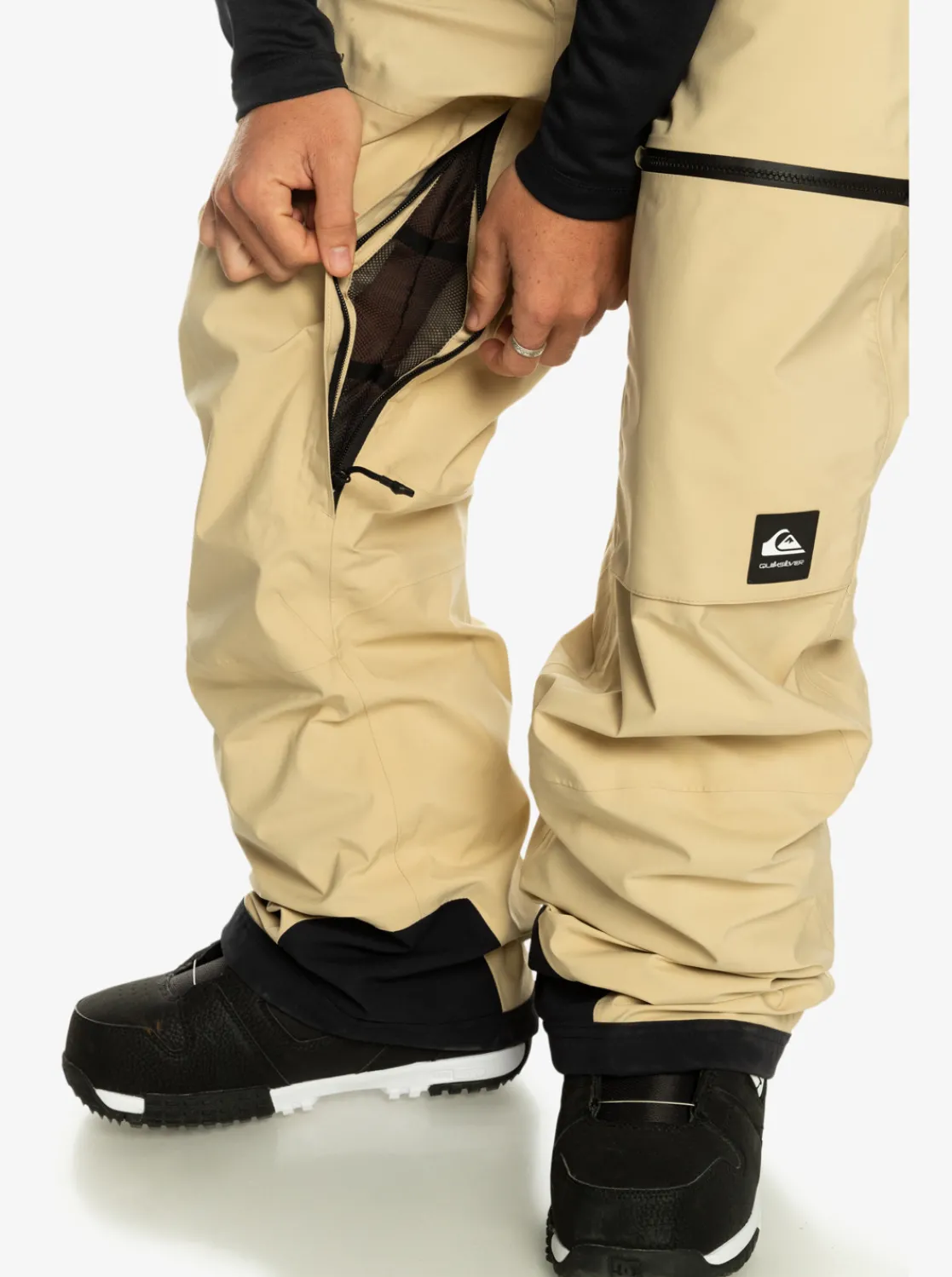 Quiksilver Altostratus Street Shell 2L Gore-Tex® Snow Bib Pants Pale Khaki Best Sale