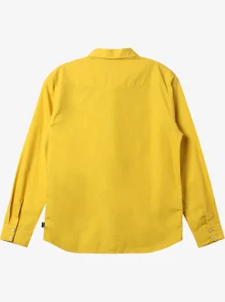 Quiksilver Andy Y Andy Cowboy Shirt Oil Yellow Sale