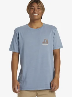 Quiksilver Andy Y Andy T-Shirt Blue Shadow New