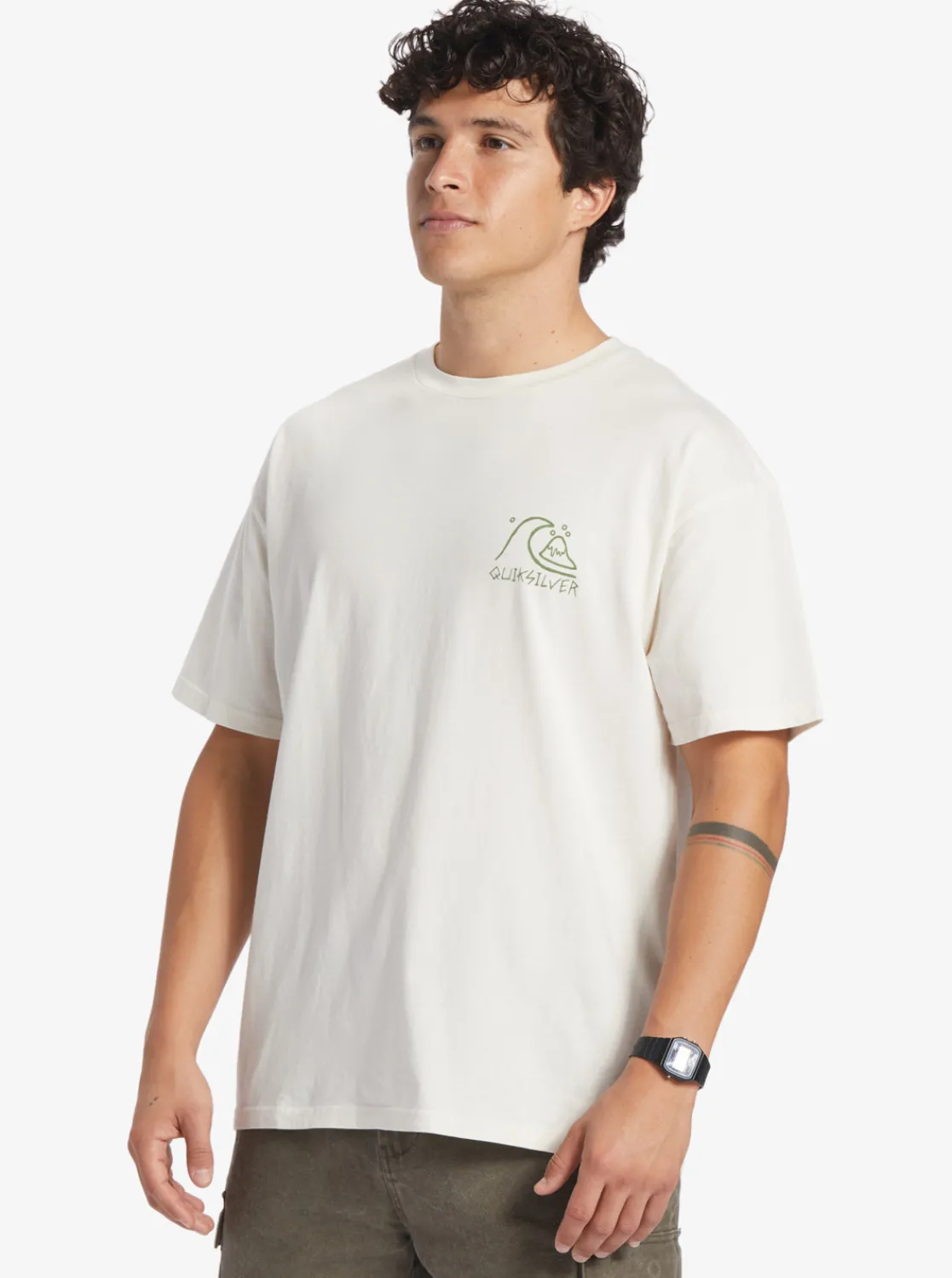 Quiksilver Bag Of Sun Mnd T-Shirt Gardenia Hot