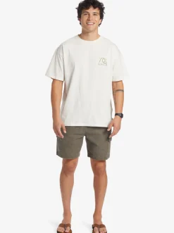 Quiksilver Bag Of Sun Mnd T-Shirt Gardenia Hot