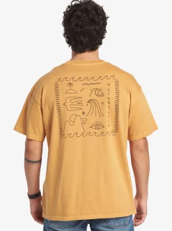 Quiksilver Bag Of Sun Mnd T-Shirt Mustard Store