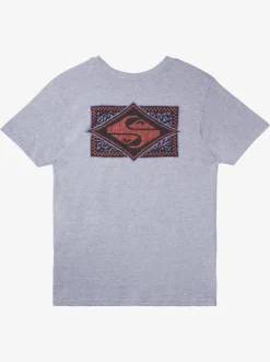 Quiksilver Black Flash T-Shirt Athletic Heather Flash Sale