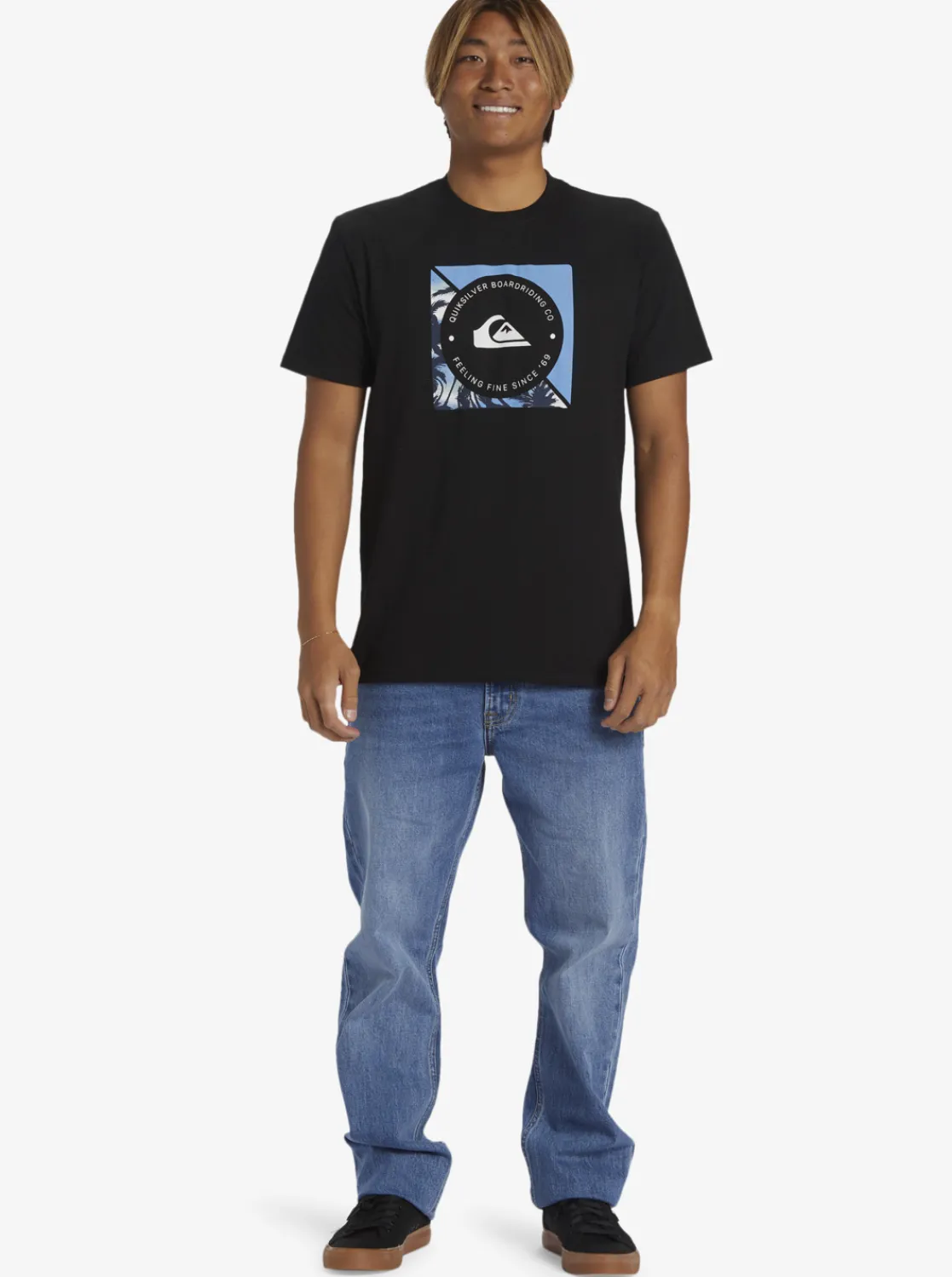 Quiksilver Boardshort Linked T-Shirt Black Discount