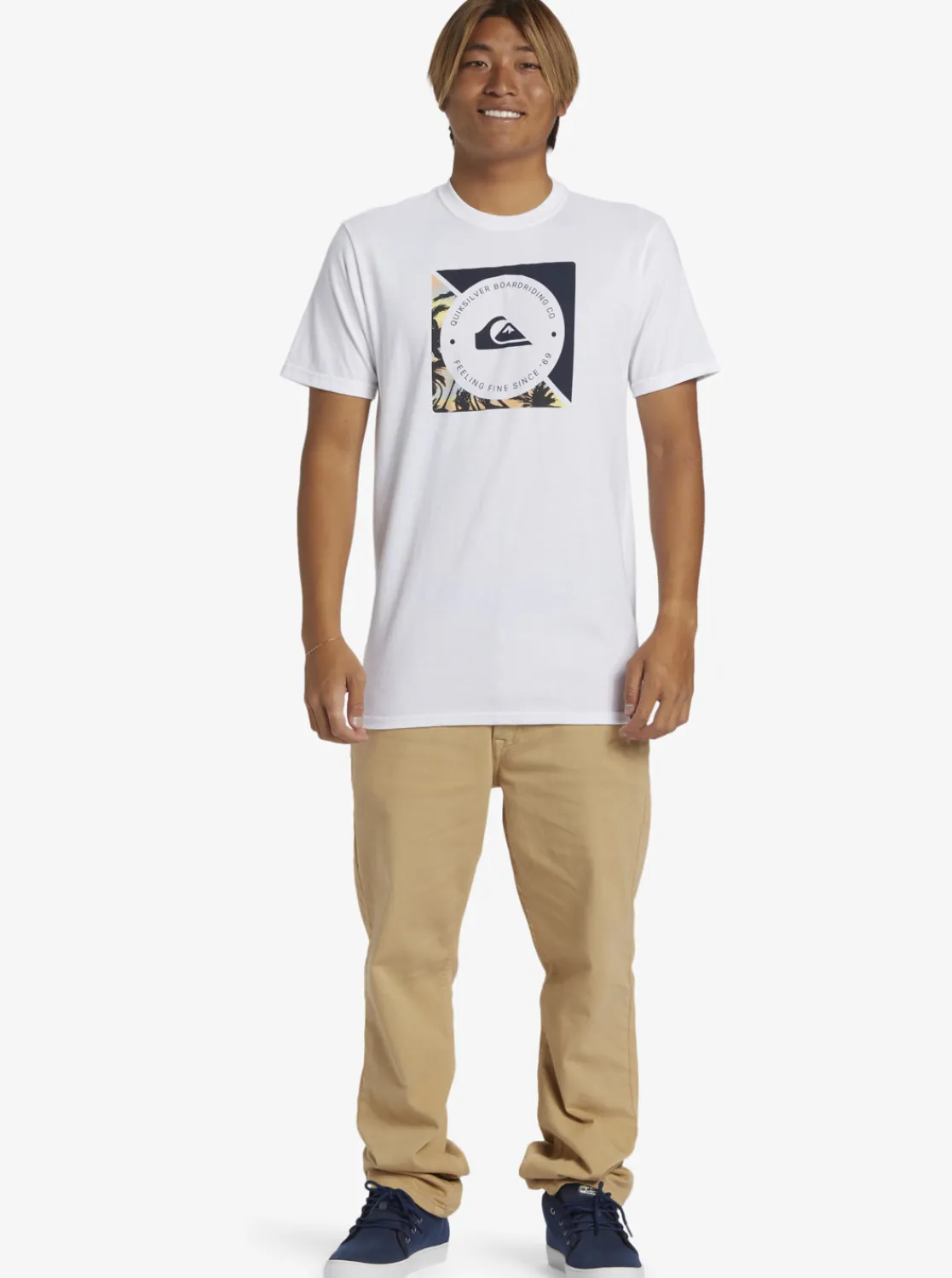 Quiksilver Boardshort Linked T-Shirt White Online