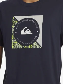 Quiksilver Boardshort Linked T-Shirt Navy Blazer Clearance