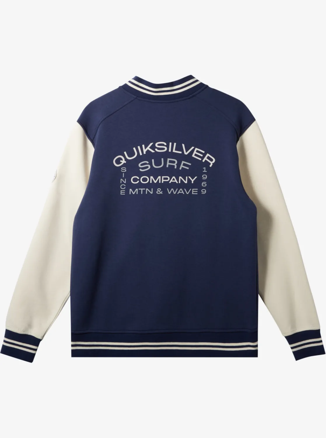 Quiksilver Bomber Zip-Up Fleece Naval Academy Flash Sale
