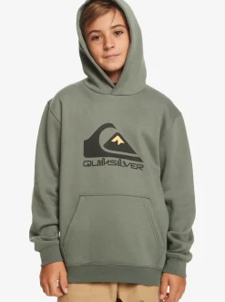 Quiksilver Boy'S 8-16 Big Logo Fleece Top Laurel Wreath Flash Sale