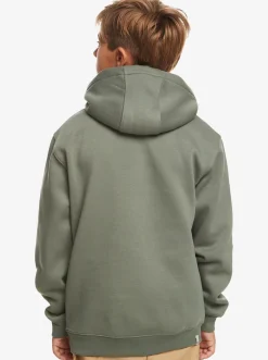 Quiksilver Boy'S 8-16 Big Logo Fleece Top Laurel Wreath Flash Sale