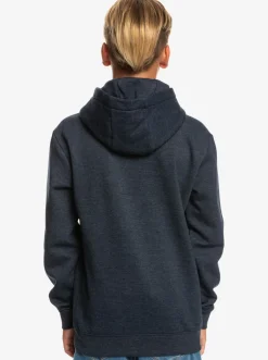 Quiksilver Boy'S 8-16 Big Logo Fleece Top Navy Blazer Heather Flash Sale