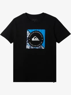 Quiksilver Boy'S 8-16 Boardshort Linked T-Shirt Black Flash Sale