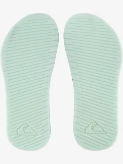 Quiksilver Boy'S 8-16 Bright Coast Glow Slide Sandals Green 1 Flash Sale