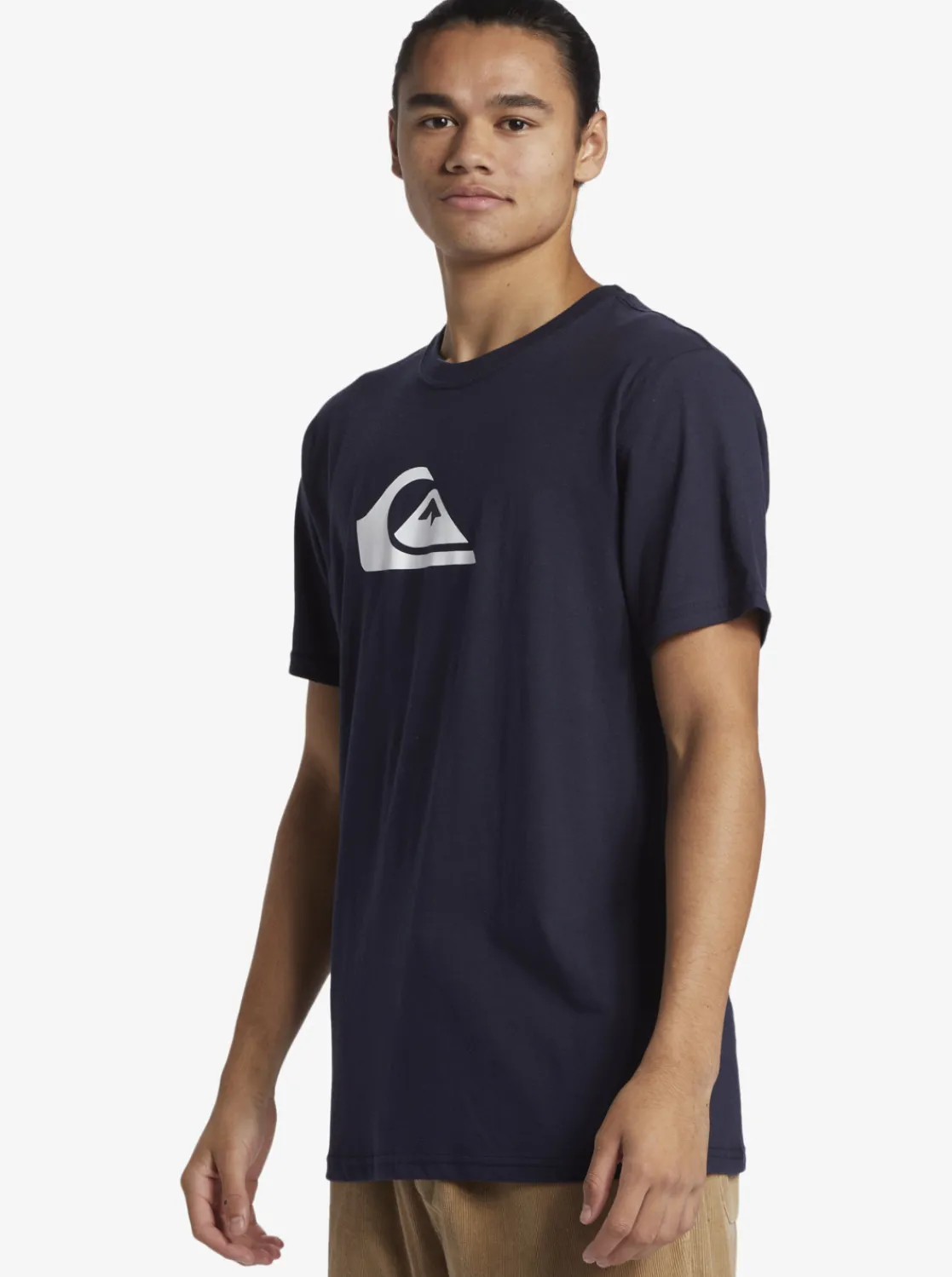 Quiksilver Boy'S 8-16 Comp Logo T-Shirt Navy Blazer Cheap