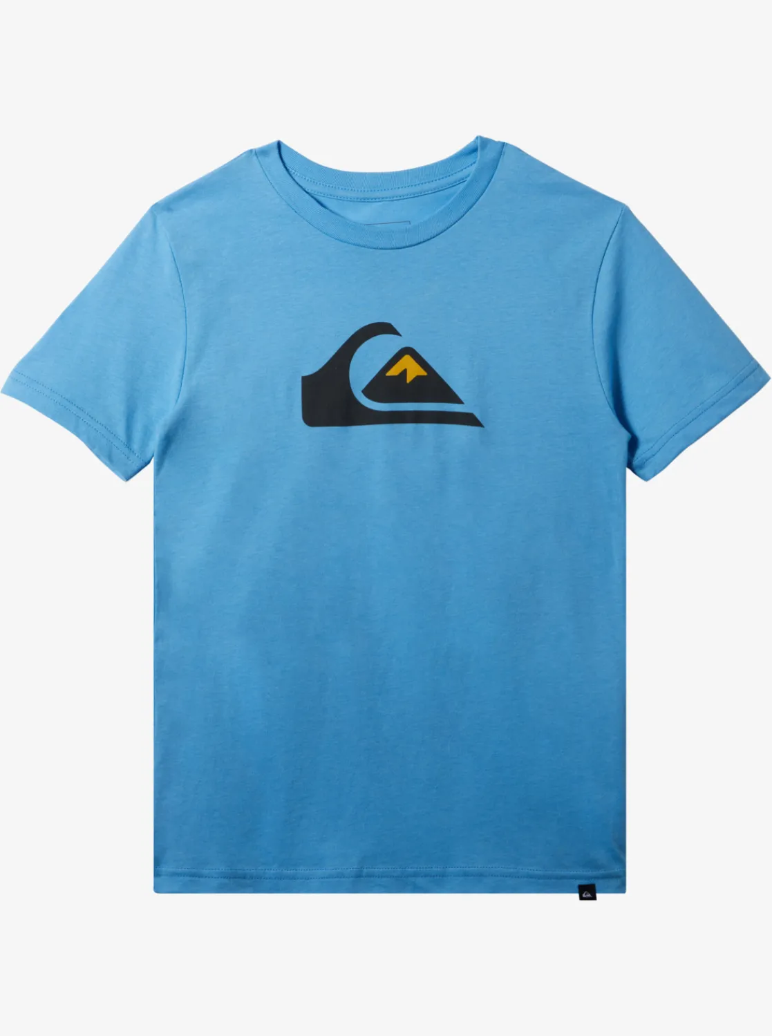 Quiksilver Boy'S 8-16 Comp Logo T-Shirt Azure Blue Store