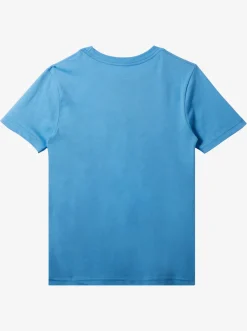 Quiksilver Boy'S 8-16 Comp Logo T-Shirt Azure Blue Store