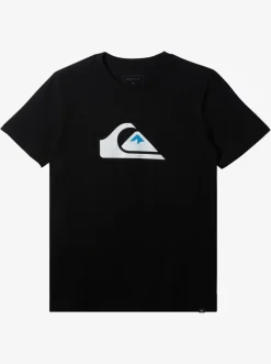 Quiksilver Boy'S 8-16 Comp Logo T-Shirt Black Fashion