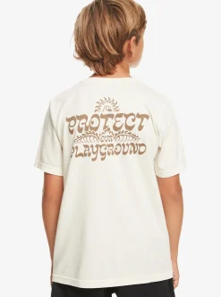 Quiksilver Boy'S 8-16 Earthy Type T-Shirt Birch New