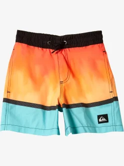 Quiksilver Boy'S 8-16 Everyday Mix 12" Volleys Orange Pop Best Sale