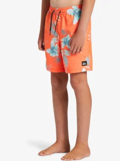 Quiksilver Boy'S 8-16 Everyday Mix Vl 15Nb Elastic Waist Shorts Fiery Coral Cheap