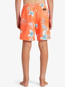 Quiksilver Boy'S 8-16 Everyday Mix Vl 15Nb Elastic Waist Shorts Fiery Coral Cheap