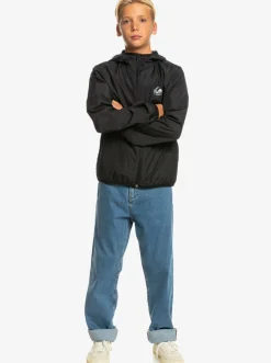Quiksilver Boy'S 8-16 Everyday Water Repellent Windbreaker Black Best Sale
