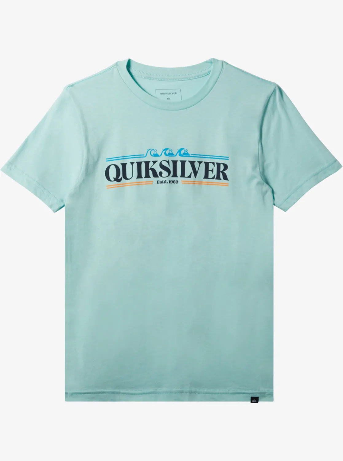 Quiksilver Boy'S 8-16 Gradient Line T-Shirt Pastel Turquoise Store