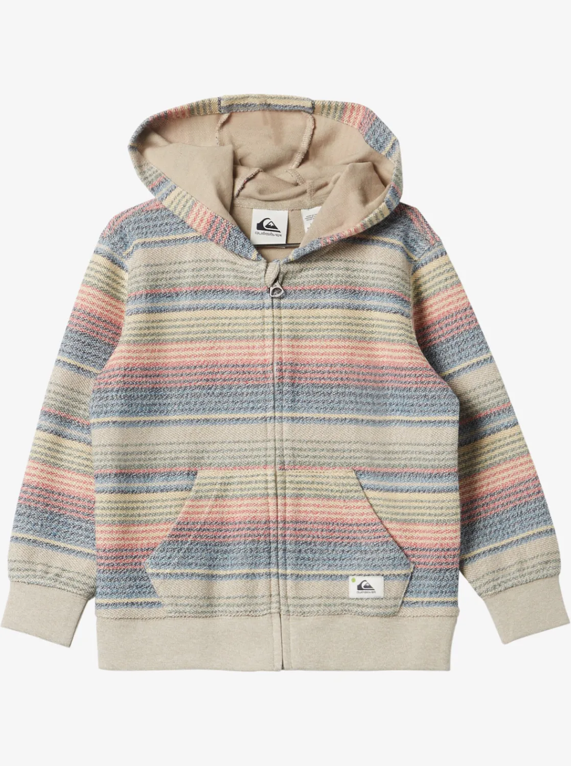 Quiksilver Boy'S 2-7 Great Otway Zip-Up Hoodie Plaza Taupe Great Otway Cheap
