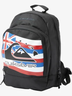 Quiksilver Boy'S 8-16 Hi Flagpole Chompine 12L Small Backpack Black New
