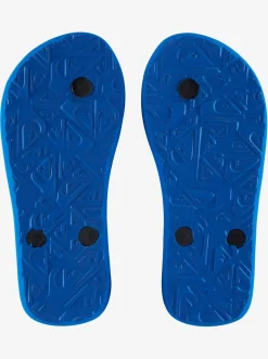 Quiksilver Boy'S 8-16 Molokai Core Flip-Flops Blue 1 New