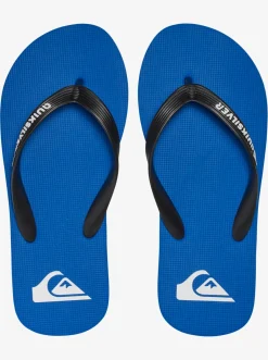 Quiksilver Boy'S 8-16 Molokai Flip-Flops Black/Blue/Black Discount