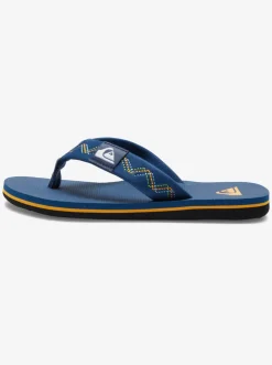 Quiksilver Boy'S 8-16 Molokai Stitchy Sandals Blue 1 Shop