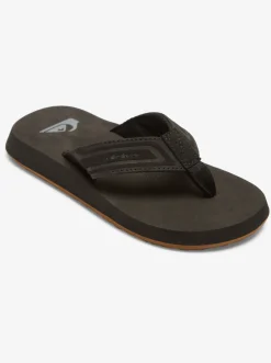 Quiksilver Boy'S 8-16 Monkey Wrench Core Sandals Black 1 Clearance