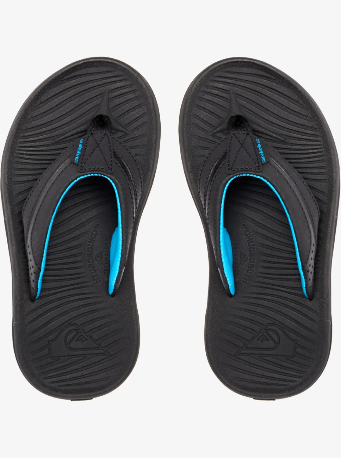 Quiksilver Boy'S 8-16 Oasis Sandals Black/Black/Brown Clearance