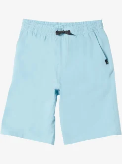 Quiksilver Boy'S 8-16 Ocean Elastic 18" Amphibian Boardshorts Sky Blue Cheap