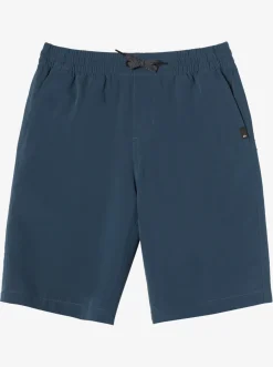 Quiksilver Boy'S 8-16 Ocean Elastic 18" Amphibian Boardshorts Midnight Navy Fashion