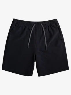 Quiksilver Boy'S 8-16 Ocean Elastic 18" Amphibian Boardshorts Black Clearance