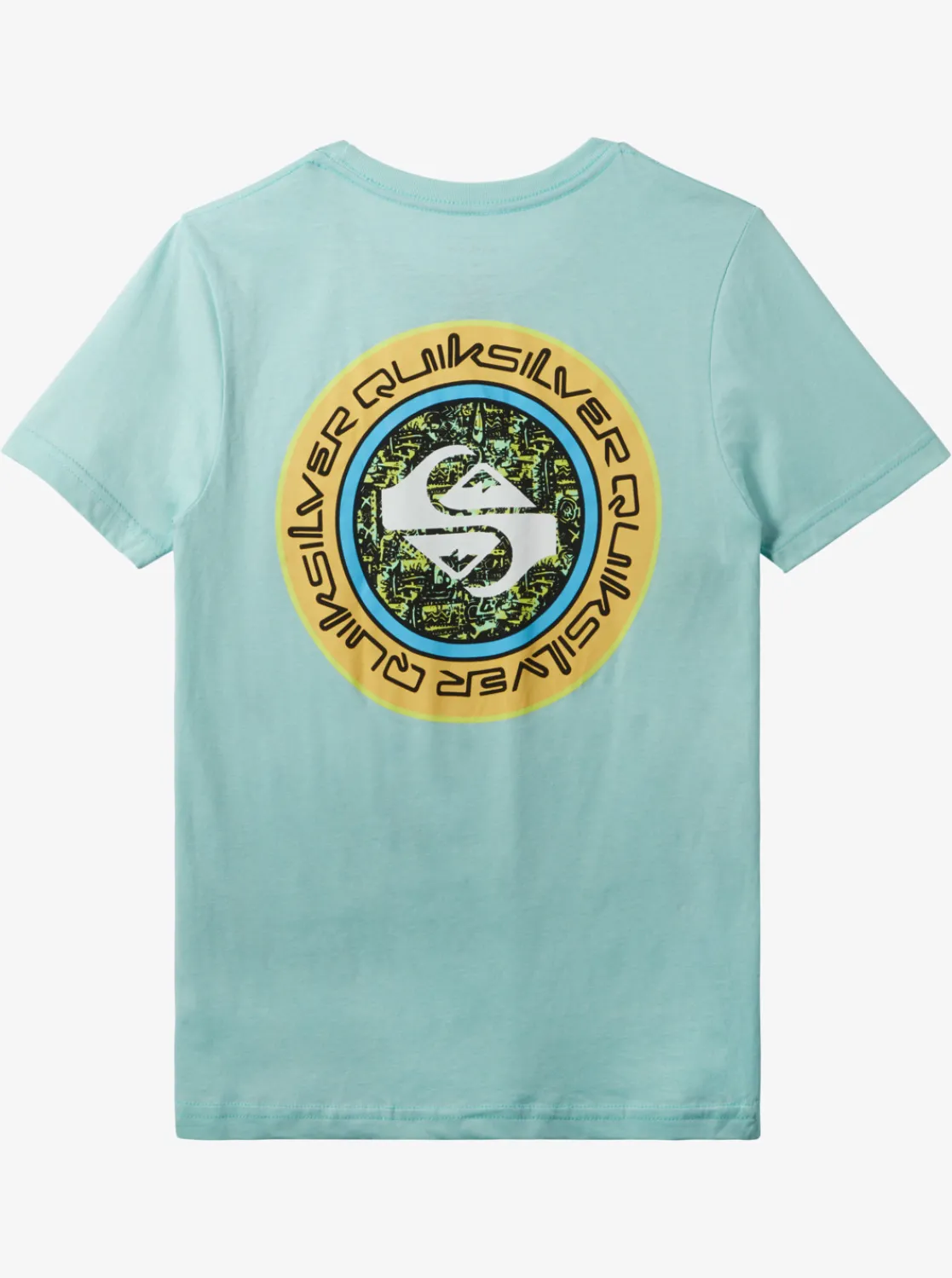 Quiksilver Boy'S 8-16 Omni Circle T-Shirt Pastel Turquoise Outlet